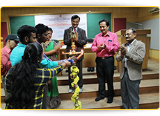 Inauguration of M.Com and M.Com (FA) Students for the Academic year 2019-21 by the chief Guest, Mr. H.S.Shama Sundar CEO and President, PCS-HR Future Orbit and Mr. Marula Sidda Head, Human Resource, Federal-Mogul Powetrain Ltd Presided by  Mr.B.M.Parthasarathy Hon.Treasurer Seshadripuram Educational Trust as Grace the Occasion.
